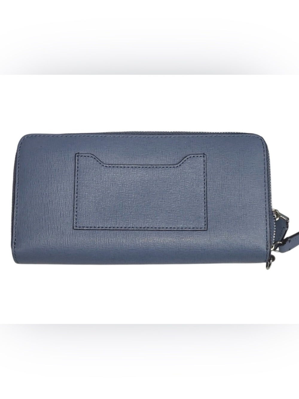 Coach Blue Leather Zip Wristlet Clutch NWT - Picture 3 of 4